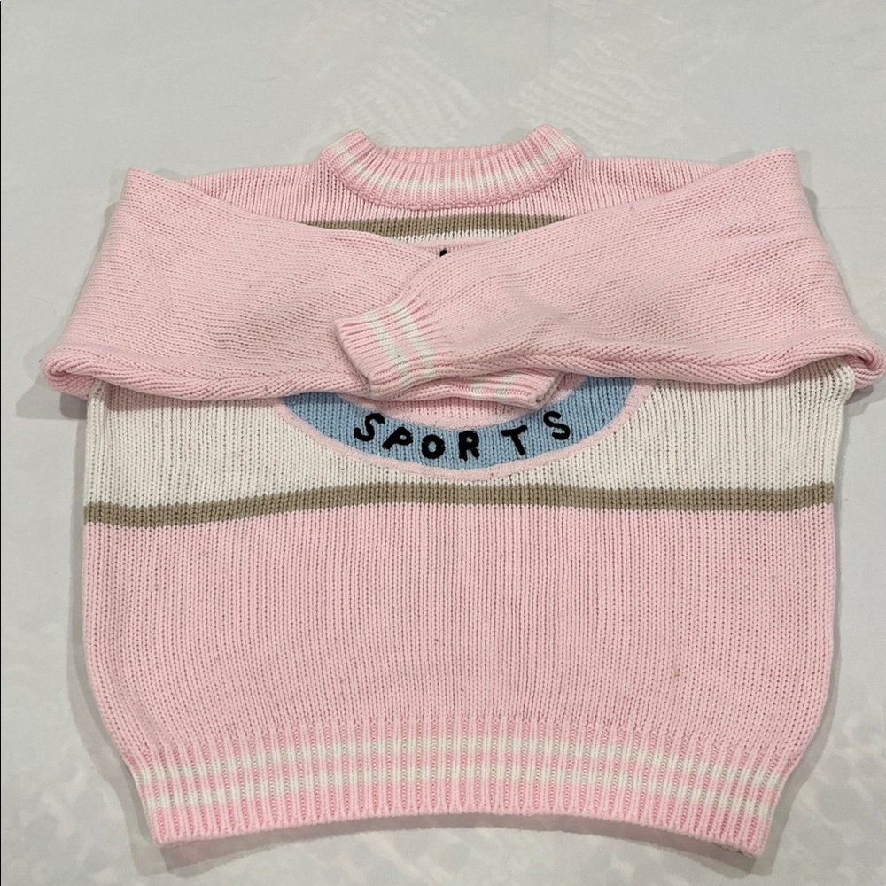 Pink Crew Neck Sweater - Picture 4 of 10